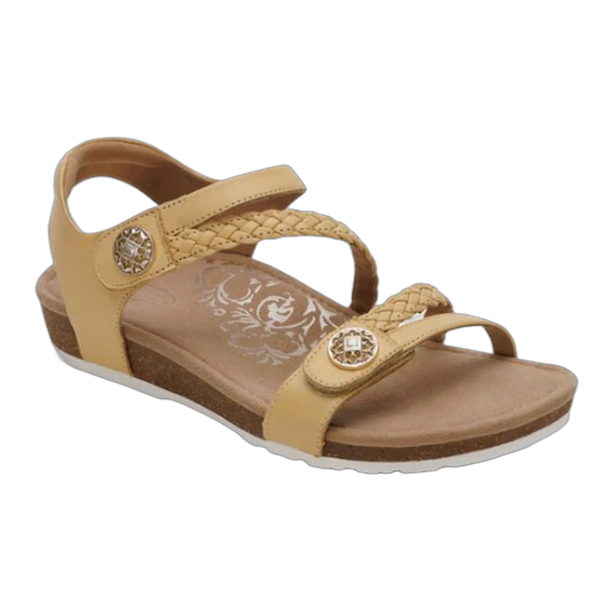 Jillian Braided Quarter Strap Sandal