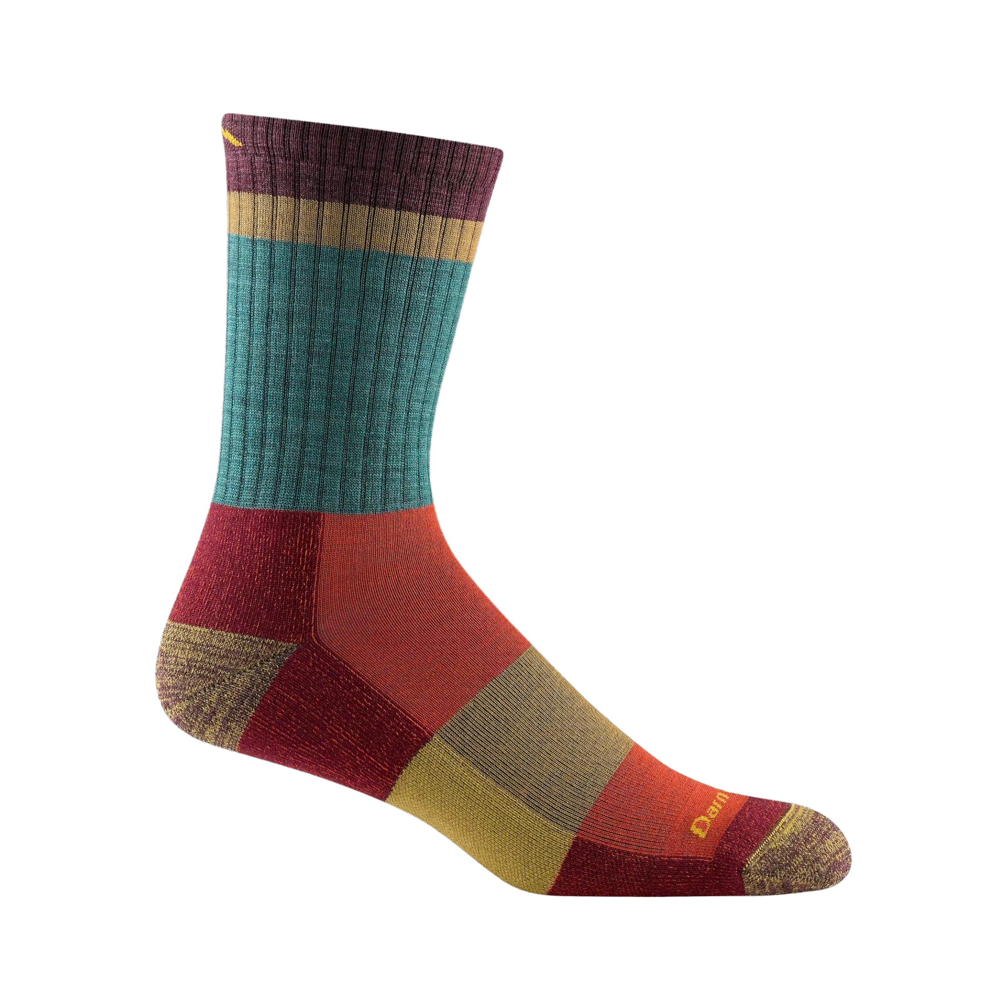 Men's Heady Stripe Micro Crew Lightweight Hiking Sock