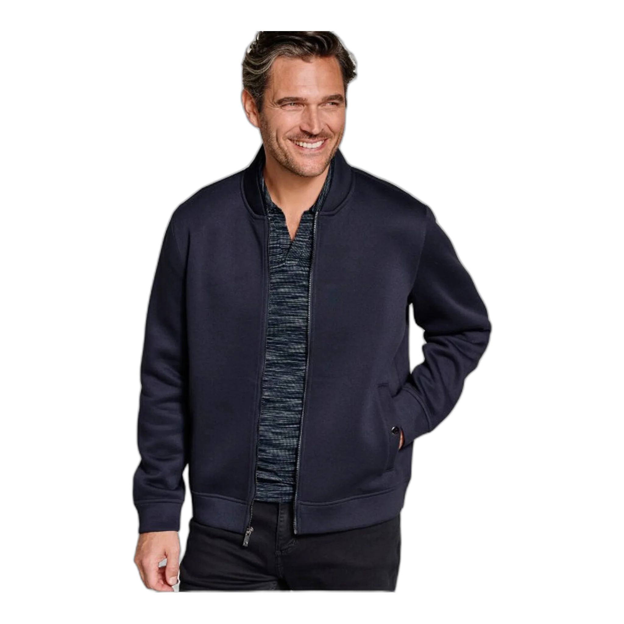 Knit Bomber Jacket