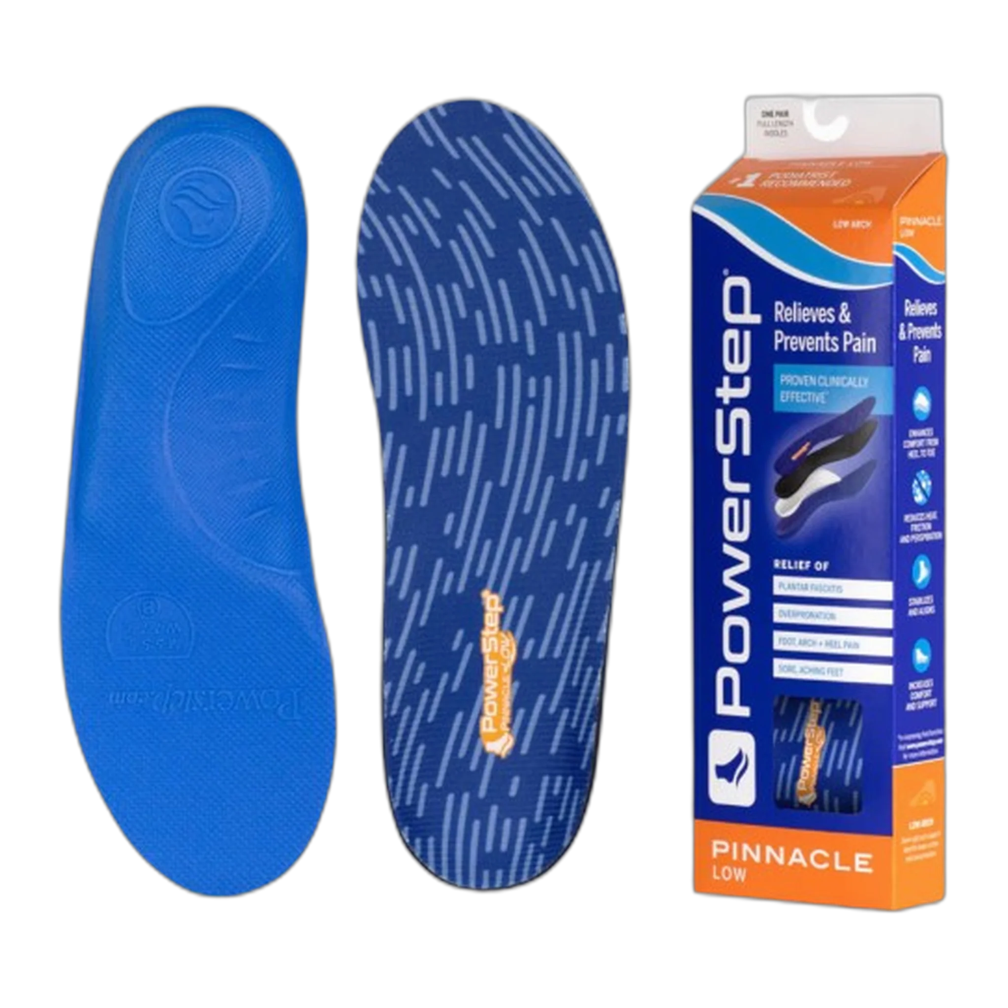 PowerStep Pinnacle Low Insoles | Flat Feet Pain Relief Orthotic, Pronation Inserts - Image 5