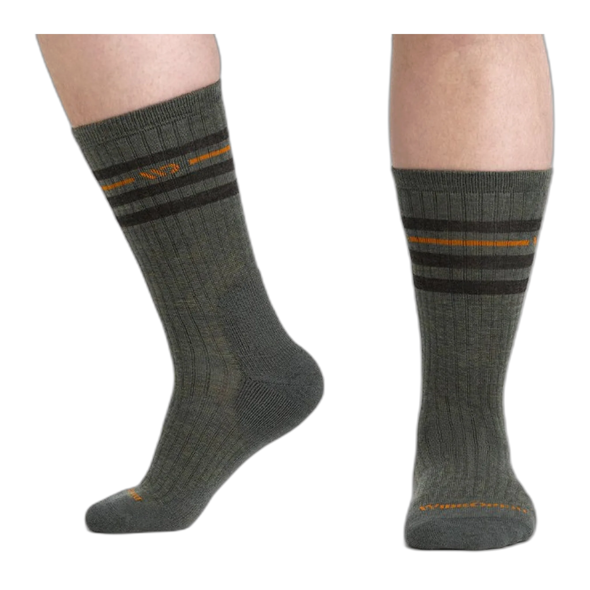 Men's Vintage Stripe Cushioned Crew Socks