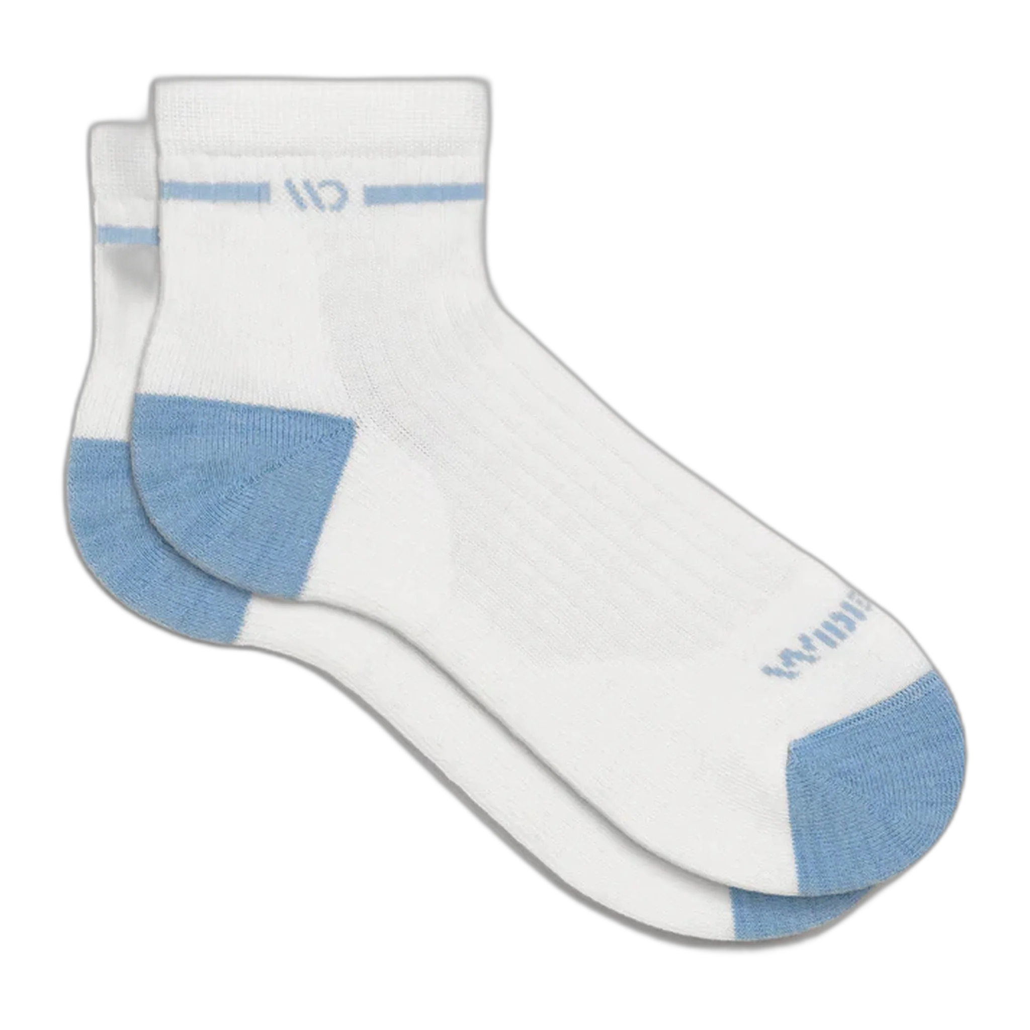 Women's Single Stripe Cushioned Quarter Socks